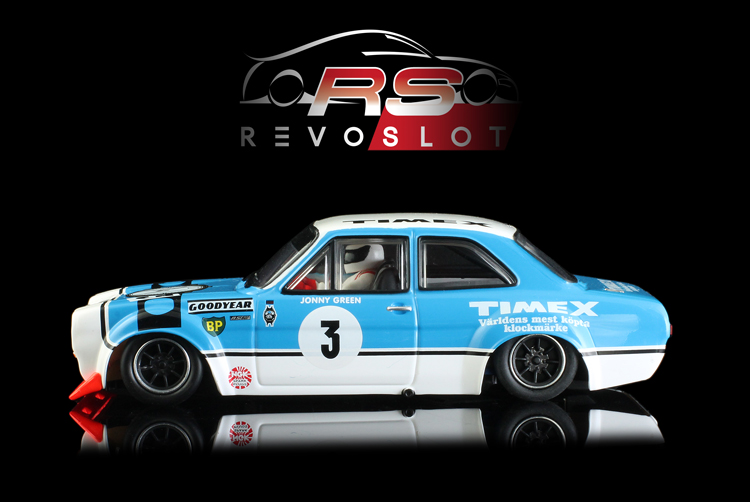 RevoSlot Ford Escort MK I  Timex # 3  1972
