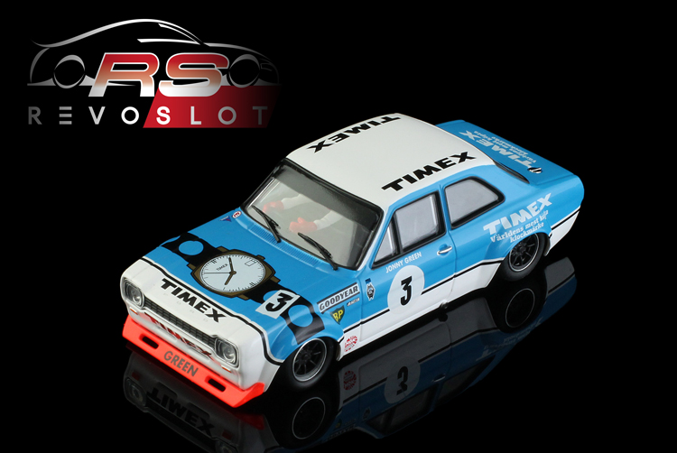 RevoSlot Ford Escort MK I  Timex # 3  1972
