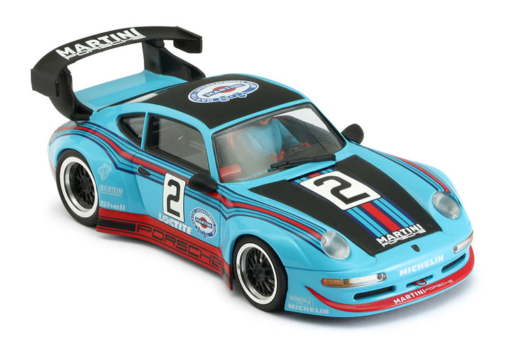 RevoSlot Porsche GT2  Martini blue