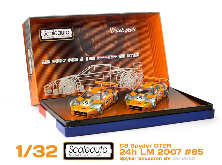 ScaleAuto Spyker C8 GT2R LM # 85 and # 86