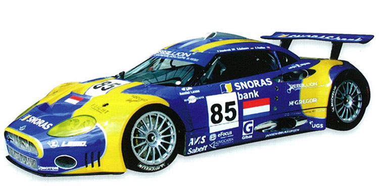 ScaleAuto Spyker C8 Violette GT2R LM # 85