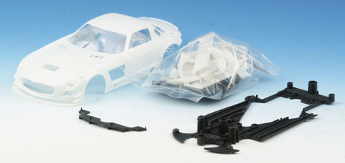 SCALEAUTO white body kit Mercedes SLS 