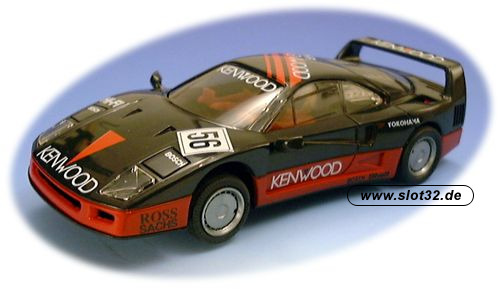 Scalextric 8355 – Ferrari F40 Tetra Pak Blanche N°14 – éclairage Fonctionnel – Neuve
