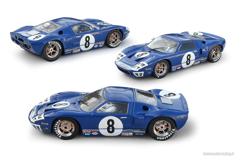 SCALEXTRIC Ford GT 40 # 8 blue