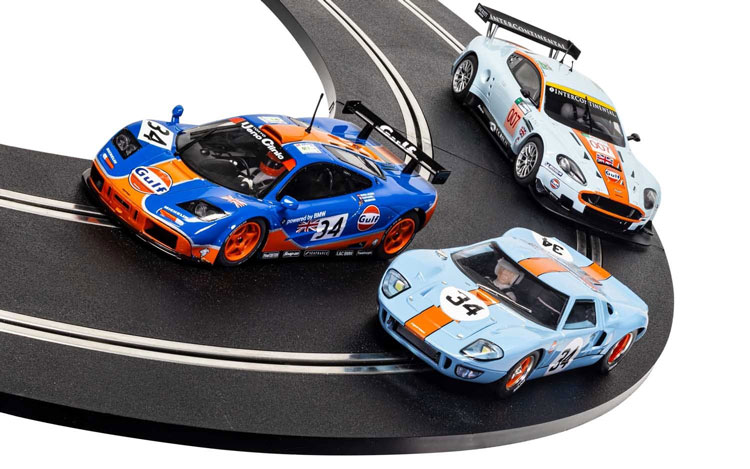 SCALEXTRIC ROFGO Collection Gulf set (3 cars)