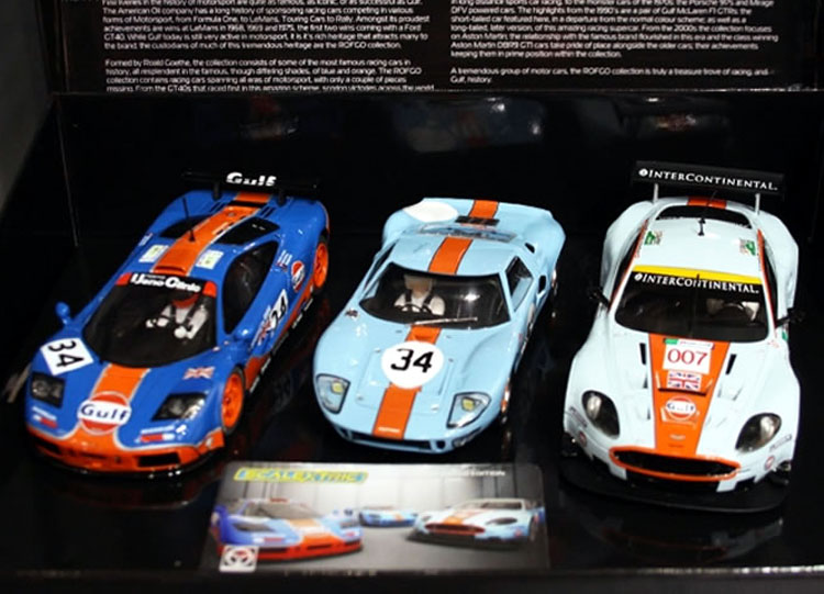 SCALEXTRIC ROFGO Collection Gulf set (3 cars)