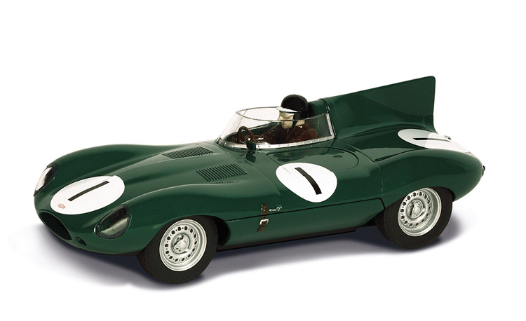 SCALEXTRIC Jaguar D-type #1 green