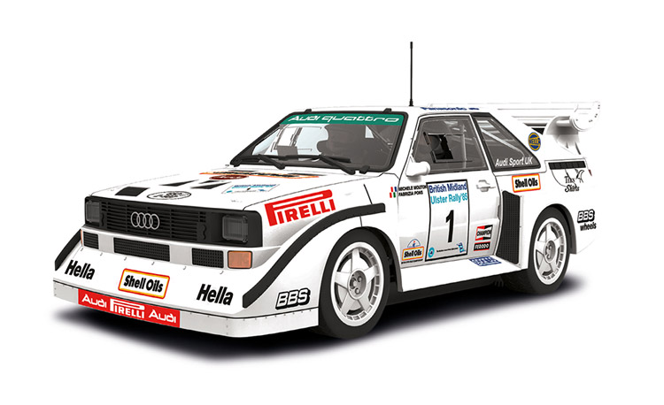 SCALEXTRIC Audi Quattro S1 Ulster rally