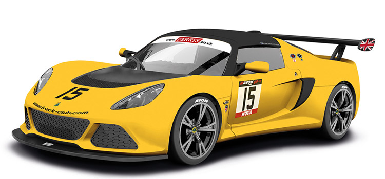 SCALEXTRIC Lotus Exige Sports - yellow