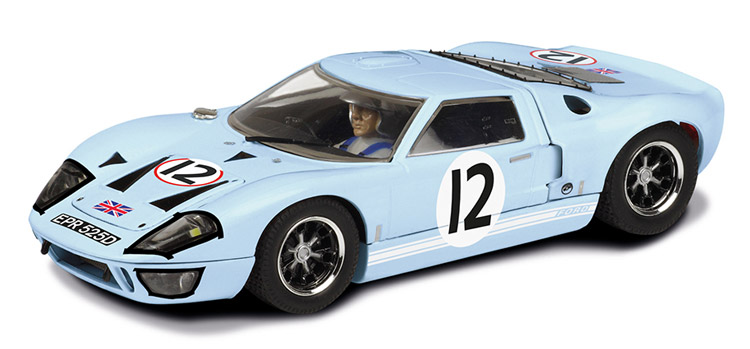SCALEXTRIC Ford GT 40 LM 1966 blue # 12