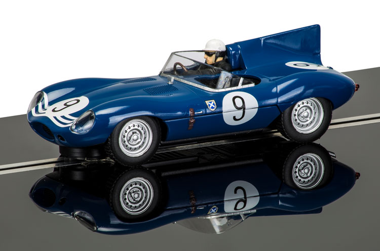 SCALEXTRIC Jaguar D-type #9 blue