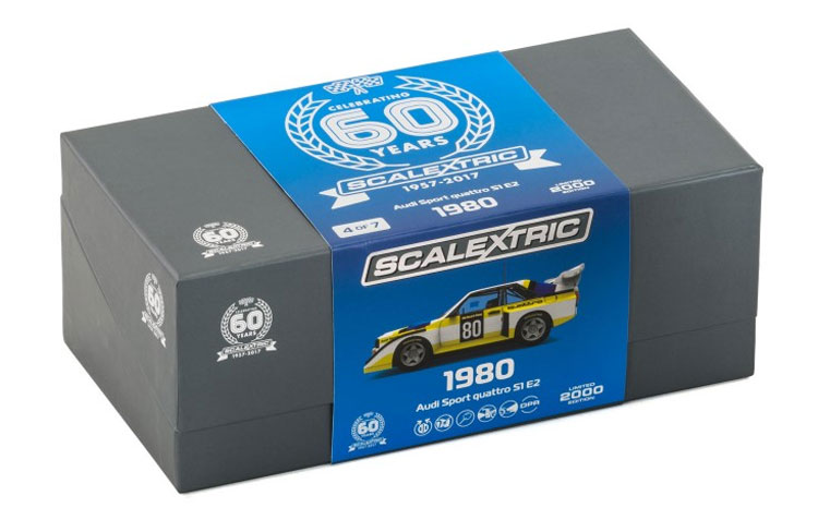 SCALEXTRIC Audi Quattro S1 E2  60 years Scalextric - 1980'