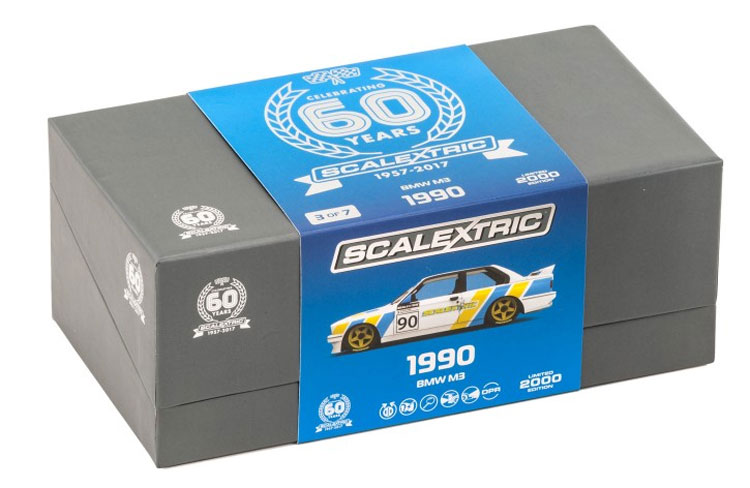 SCALEXTRIC BMW M3  60 years Scalextric - 1990'