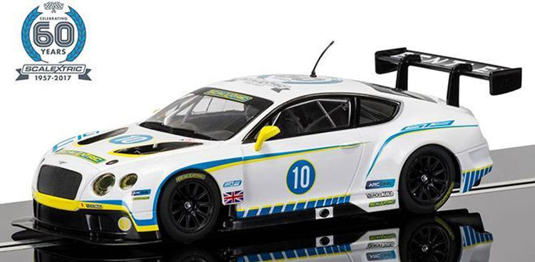 SCALEXTRIC Bentley Continental  60 years Scalextric - 2010'