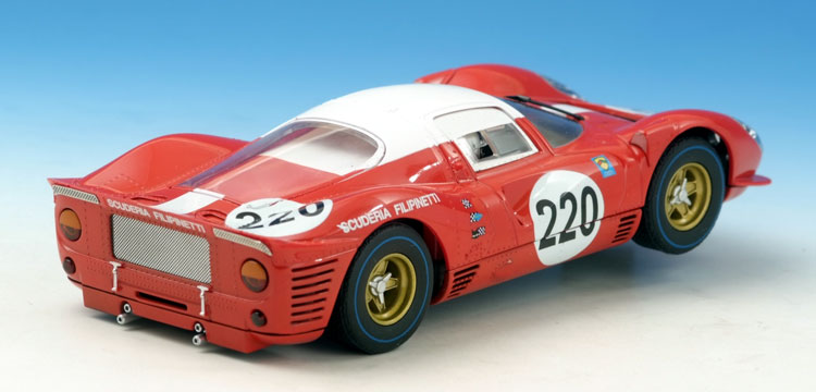 Scalextric C4163 Ferrari 412P No.220 1:32 analog slot car Targa Florio 1967 