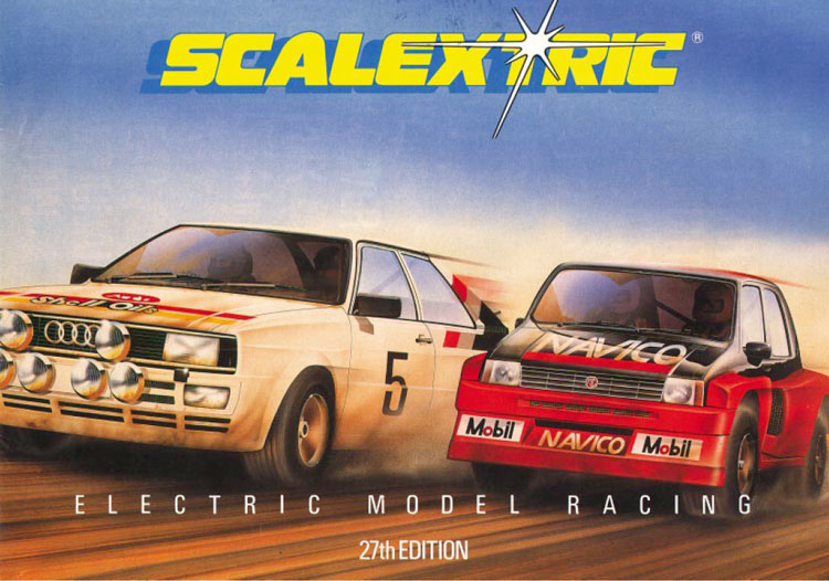 SCALEXTRIC Sport Scalextric catalogue 27 - 1986