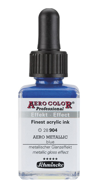 Schmincke aero metallic BLUE - 28ml