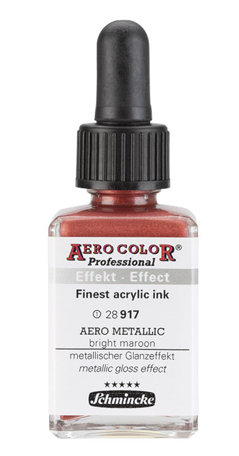 Schmincke aero metallic bright maroon - 28ml