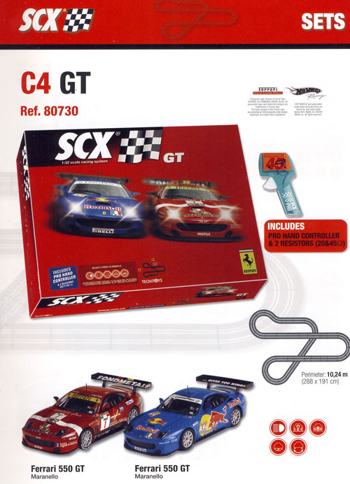 SCX trackset GT Maranello C 4