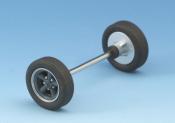 front axle with Kellison rims