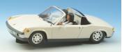VW Porsche 914 street car cabrio white